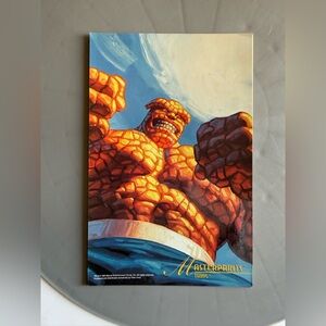 1994 Marvel The Thing Masterprints Poster - Orange & Blue